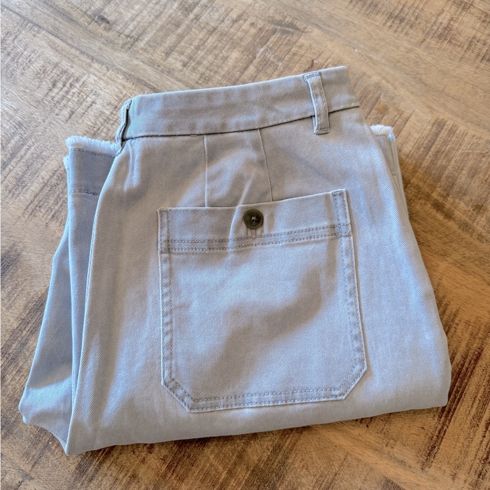 NWT ATM GRAY BLUE DENIM KHAKI SIZE 2